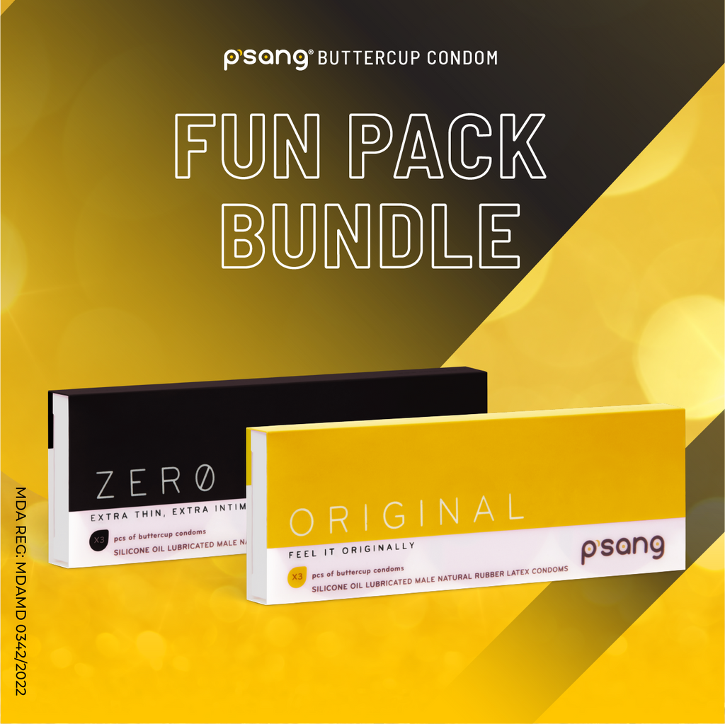 (6 PCS) Fun Pack Bundle P'sang Buttercup Condoms