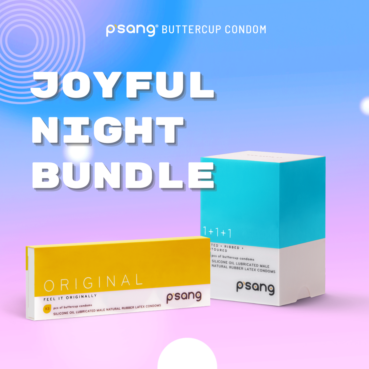 Joyful Night Bundle (15pcs condoms) – P'sang - New Generation Condom