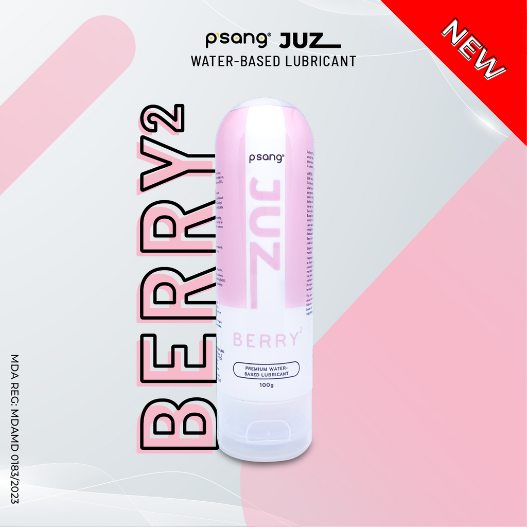 (1Pcs) P'sang JUZ BERRY² Premium Water Based Lubricant